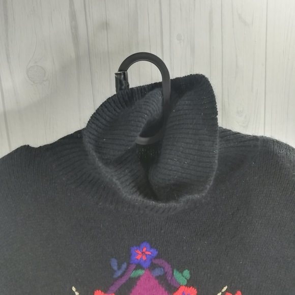 Vintage Womens Segue Angora Turtleneck Sweater Med - Picture 3 of 8